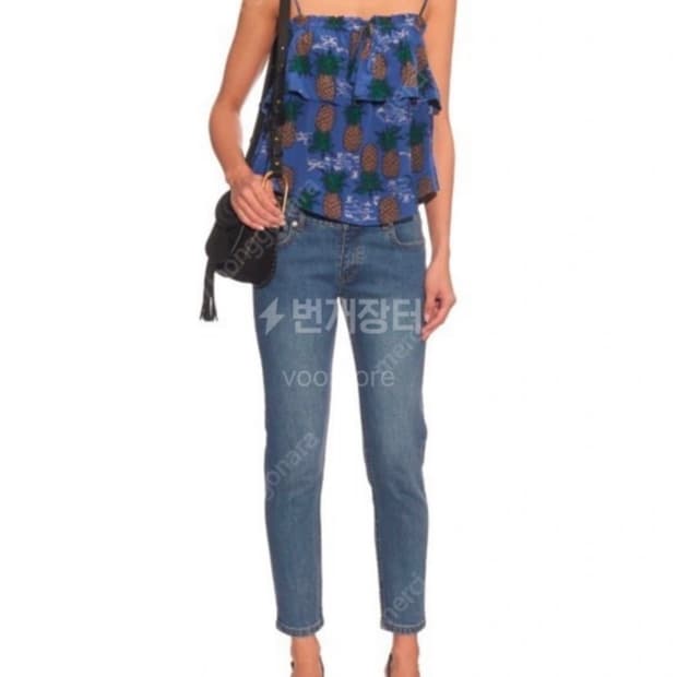 Sea ny 씨뉴욕 파인애플러플탑 0사이즈 새상품