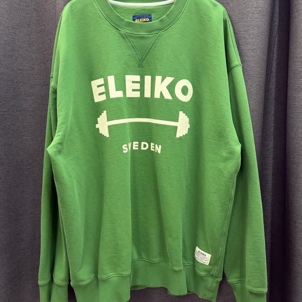 엘리코 1957 스웨트 셔츠 맨투맨 그린 XXL