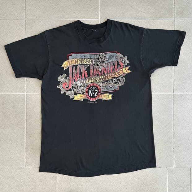 90s 빈티지 잭다니엘 티셔츠 Jack Daniel's