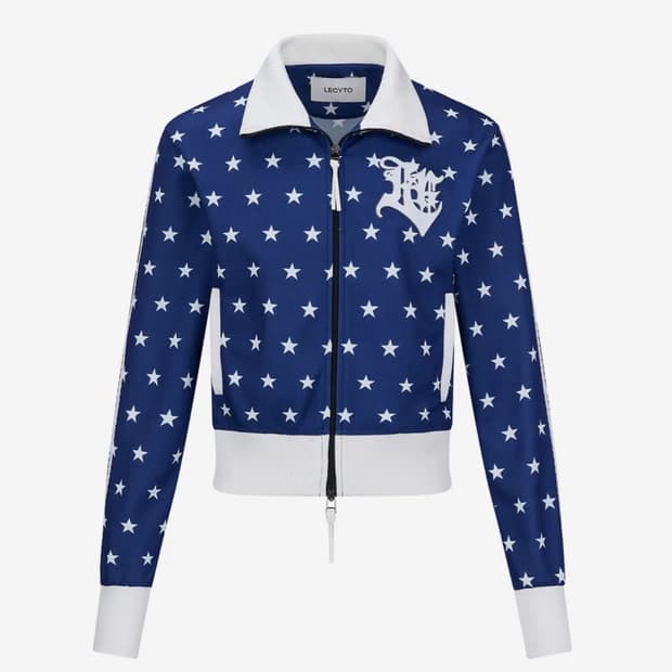 단종*레씨토 Fever Star Track Jacket_블루 트랙 져지