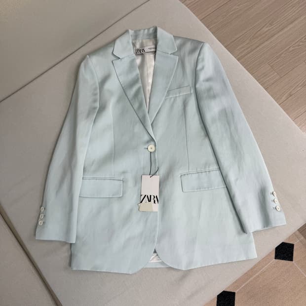 자라 새틴 자켓 (xs)(새상품)