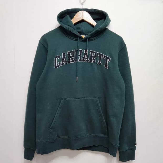 칼하트 로고 후드티