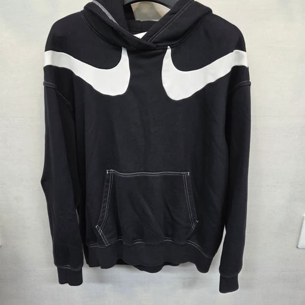 나이키 여성 더블스우시 기모 후드티 m