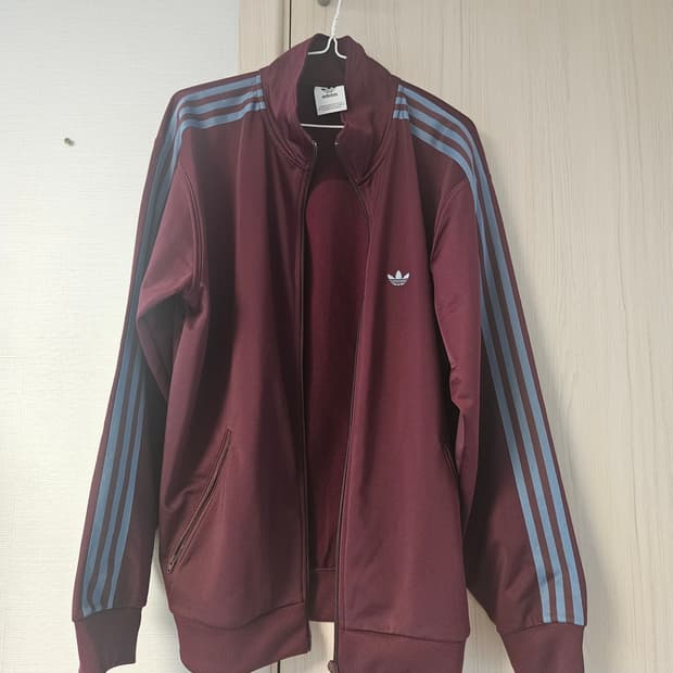 아디다스 베켄바우어  트랙 자켓 마룬