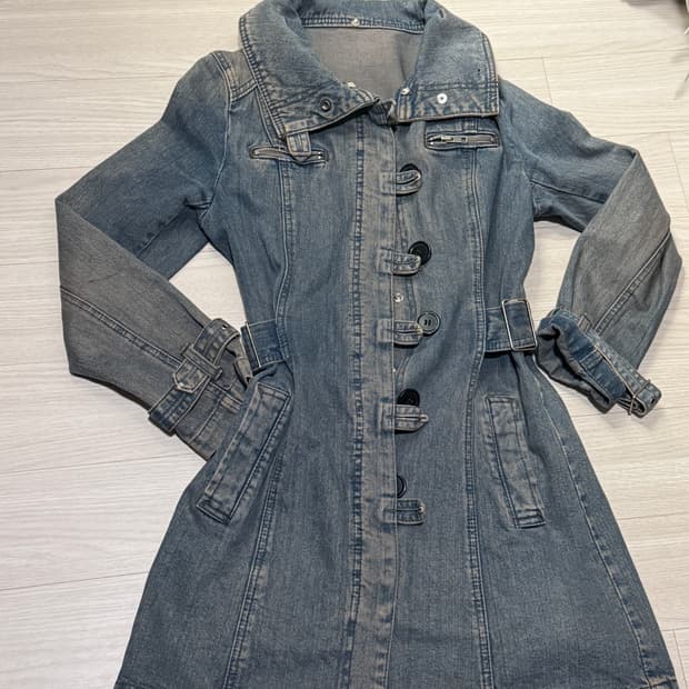 빈티지 y2k 갸루 데님 원피스 원피스
