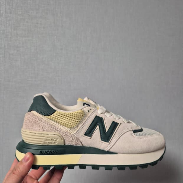 [새상품/230] 뉴발란스 574 레거시 화이트 그린