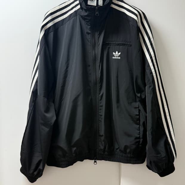 [S] 아디다스 클래식 트랙 재킷 블랙 / HM2152