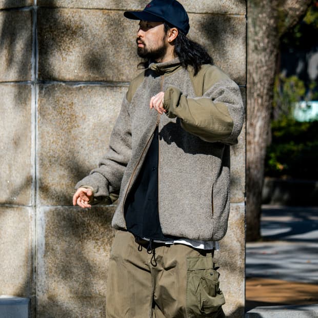 나나미카 보일드 울 플리스 플리스 L사이즈