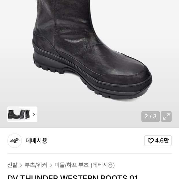 데베시용 부츠 270