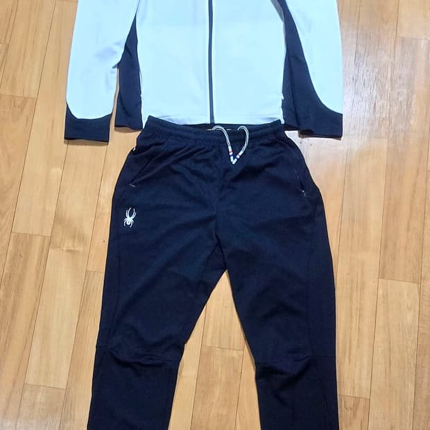 스파이더 트레이닝복 세트 XL , 체육복, 운동복