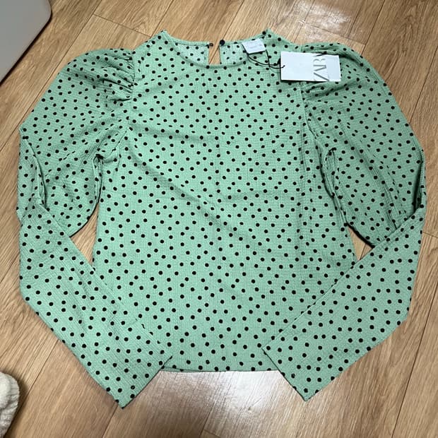 Zara 땡땡이 블라우스