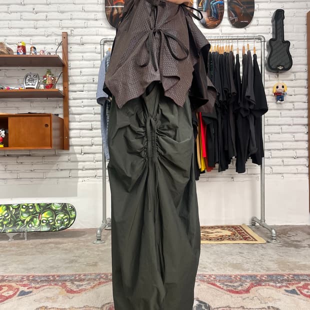 Eiko Kondo Ribbon banding pants