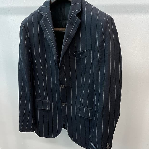 95) 폴로 이태리 스트라이프 린넨자켓 