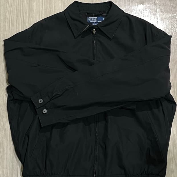 폴로 랄프로렌 블랙 블루종 자켓 