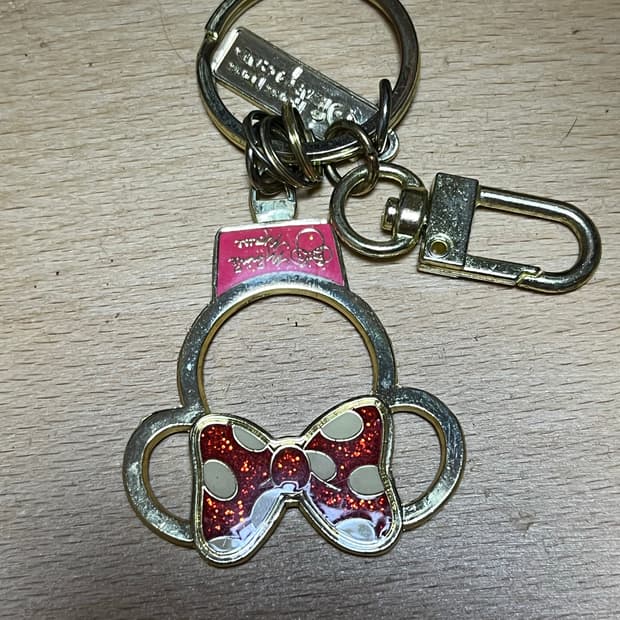 홍콩 디즈니랜드 미니마우스 리본 키링