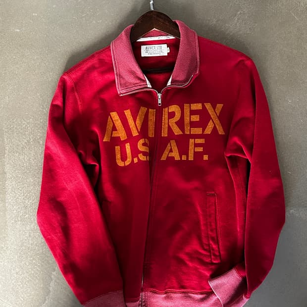 아비렉스 스웻 풀 집업 맨투맨