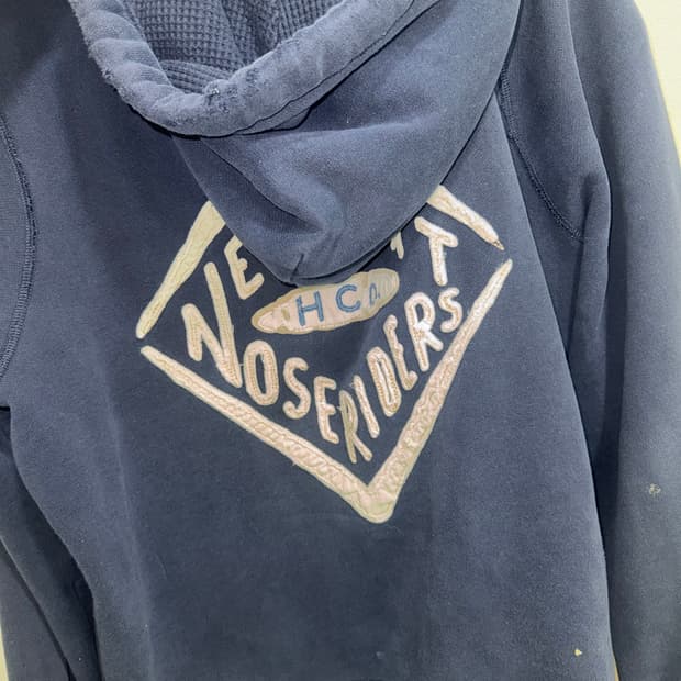 홀리스터 네이비 오버 후드집업