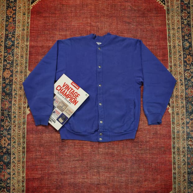 90s 빈티지 챔피온 리버스위브 스냅 가디건 판매