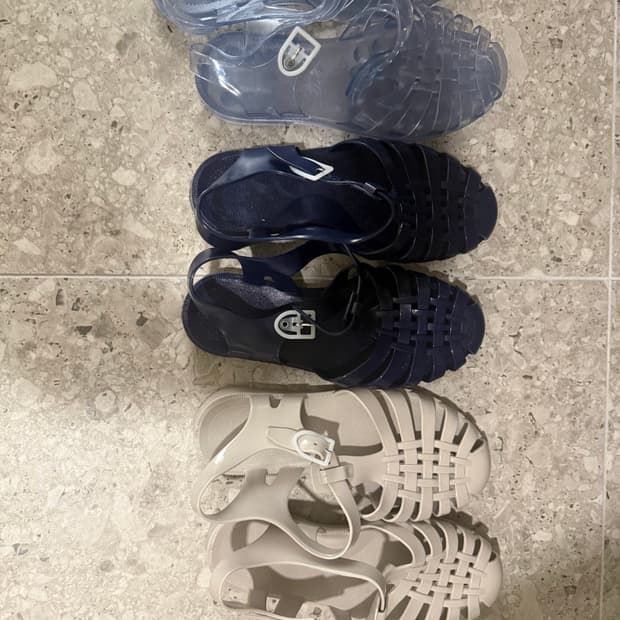 메듀즈 젤리슈즈 3개