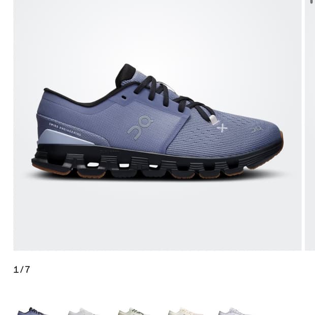 온 러닝 클라우드 X 4 페더 블랙