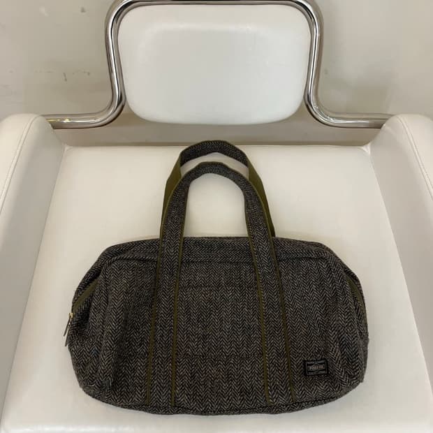 Porter x Harris Tweed 보스턴백
