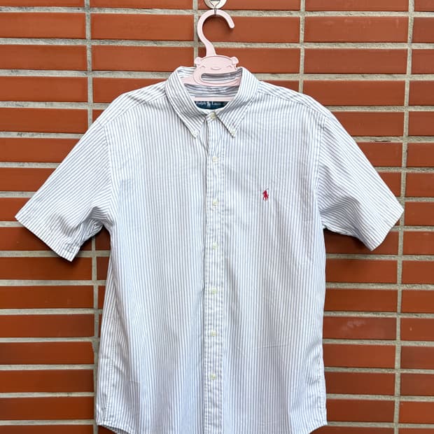 폴로 랄프로렌 스트라이프 반팔 셔츠