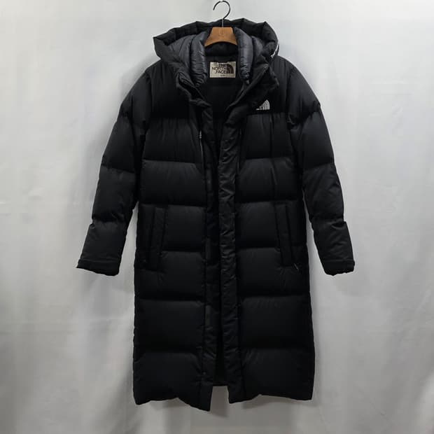 0734 [노스페이스] 롱패딩 95(M) / 다운80 충전  블랙 공용