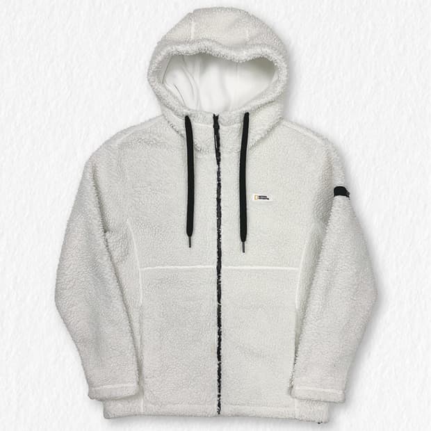 내셔널지오그래픽 뽀글이 화이트