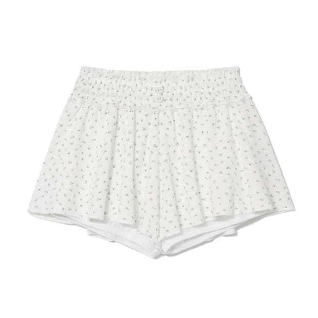 [S] 글로니 프로빈스 아일렛 숏츠 크림 블룸