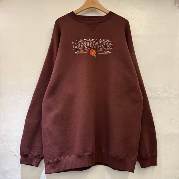 캐드리 클리블랜드 브라운스 크루넥 스웻 셔츠