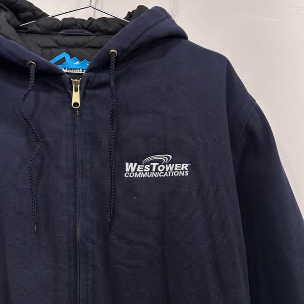 웨스트타워 누빔 헤비코튼 후디드 워크자켓