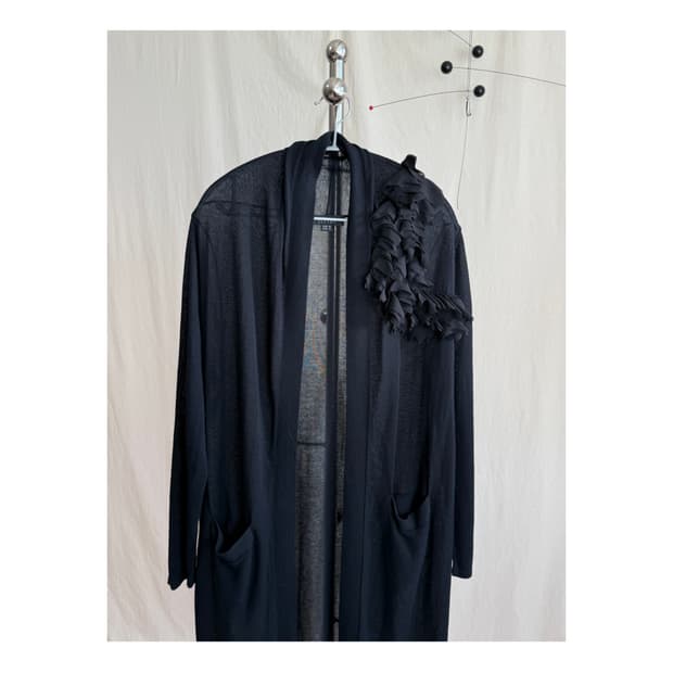 Atsuro Tayama 아츠로타야마 코사지 디테일 롱 가디건