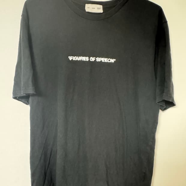 포스트아카이브팩션 오프화이트 피규어 오브 스피치 반팔