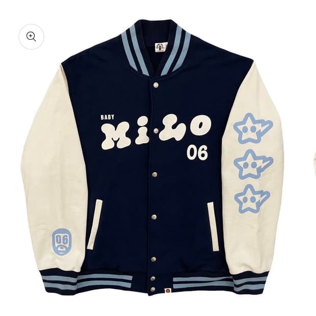 베이비 마일로 바시티자켓