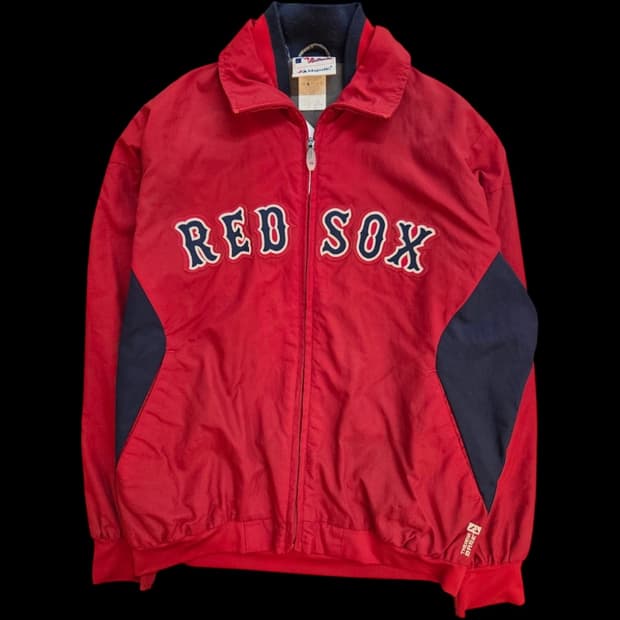 마제스틱 보스턴 레드삭스 지퍼 바람막이 점퍼