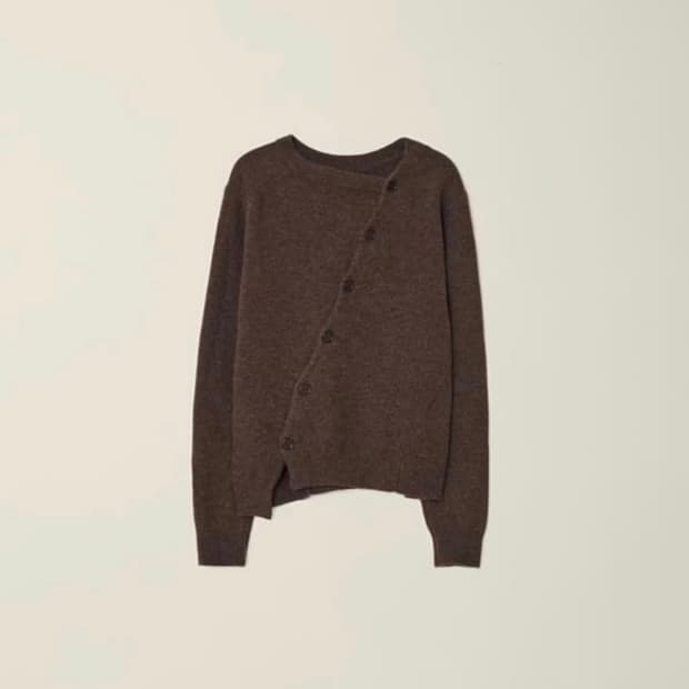 누마레 ee 2 way 가디건 브라운