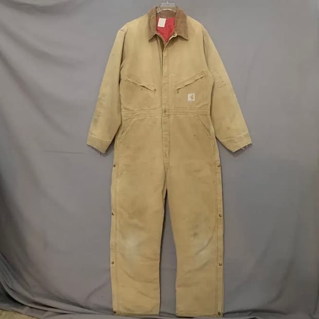XL CARHARTT 칼하트 100주년 80s 빈티지 덕 커버 점프수트