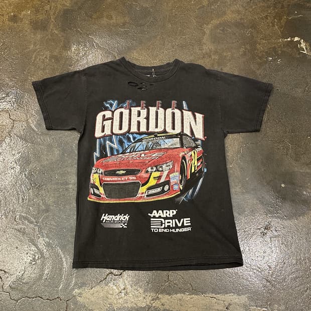 NASCAR 제푸고든 나스카 데미지드 반팔티 M