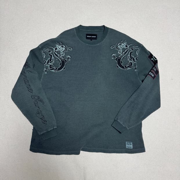 인세인개러지 스카잔 와플 롱슬리브 1사이즈