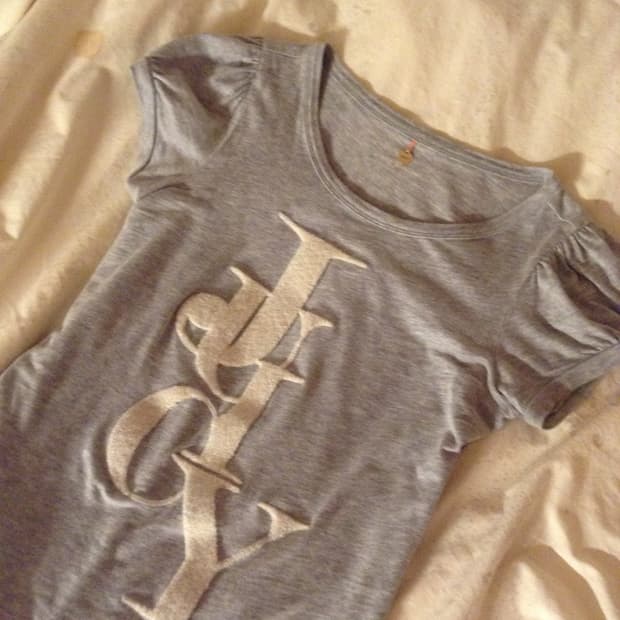 Juicy Couture logo puff t-shirt top
