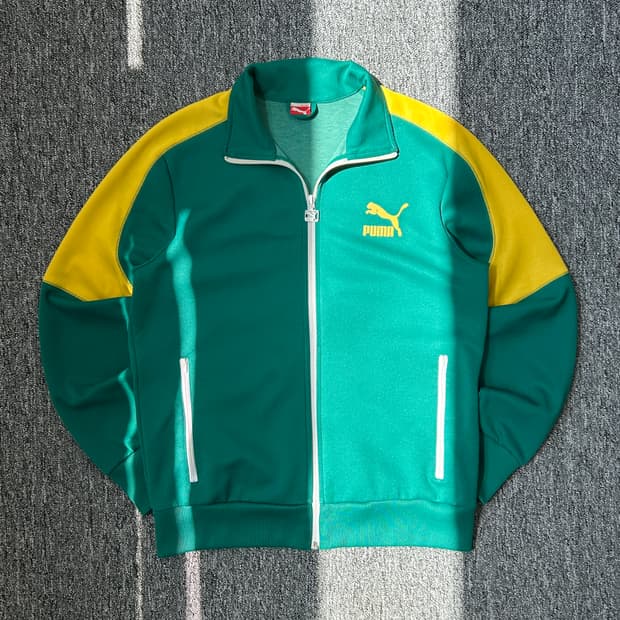 퓨마 그린 킹스톤 트랙탑 져지