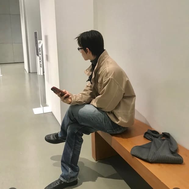 벌스데이수트 필드자켓 (착샷)