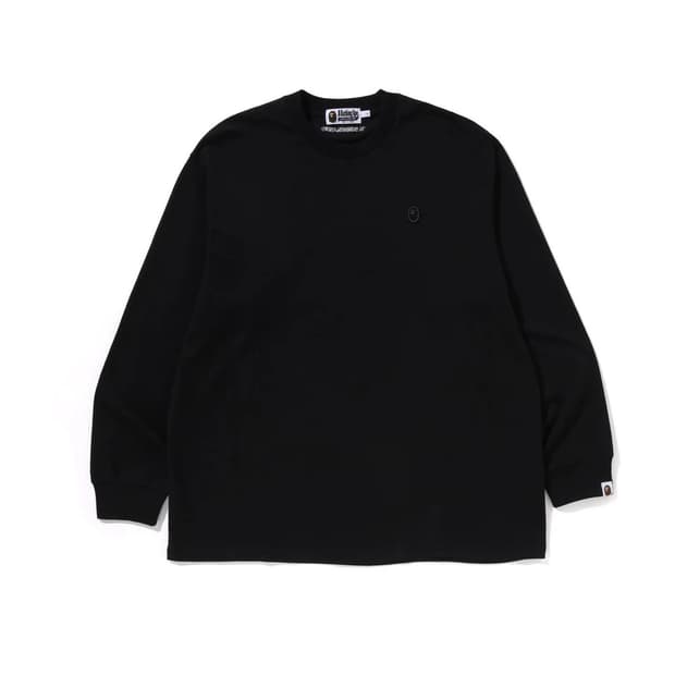 베이프 블랙 로고 롱슬리브 XL
