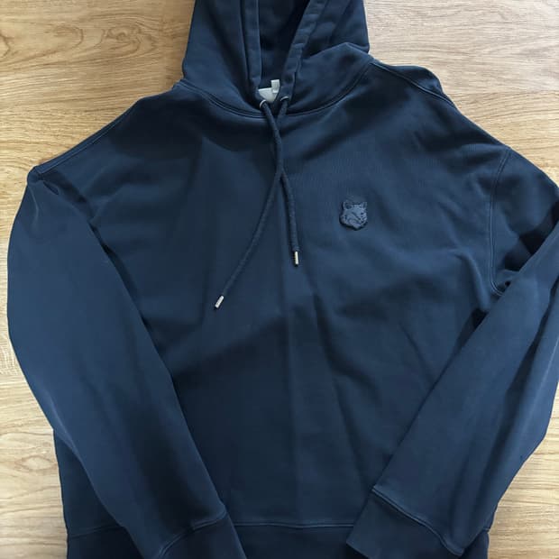 메종키츠네 후드티 L