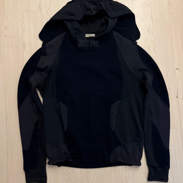 에이시네틱스 니트 후드Trooper knit black S사이즈