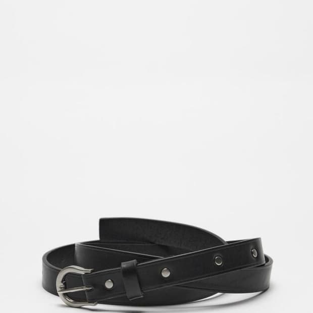youth long leather belt