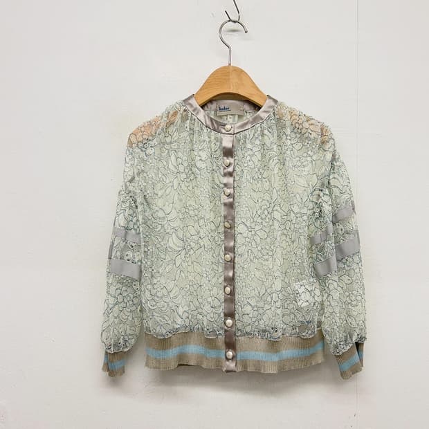 Kolor 레이스 블루종 가디건 자켓 (Made in Japan)