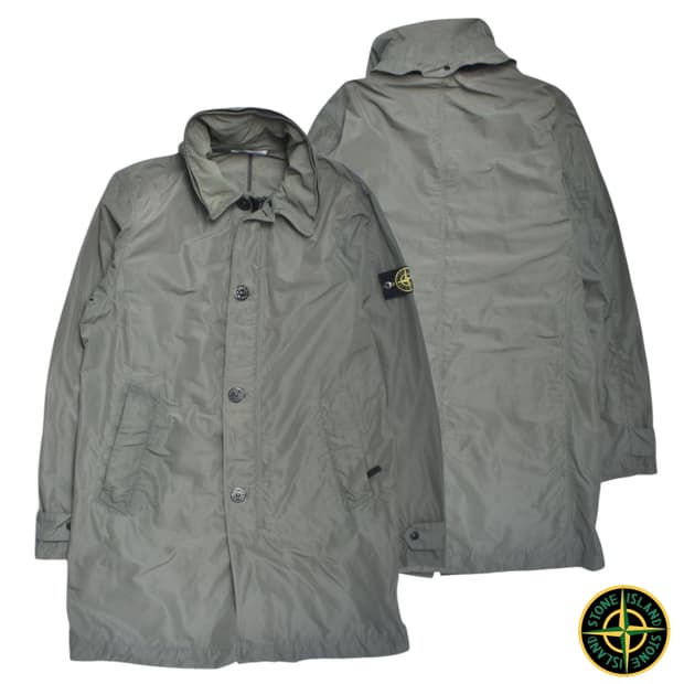 스톤아일랜드 백화점판 나일론 롱 야상 점퍼 100
