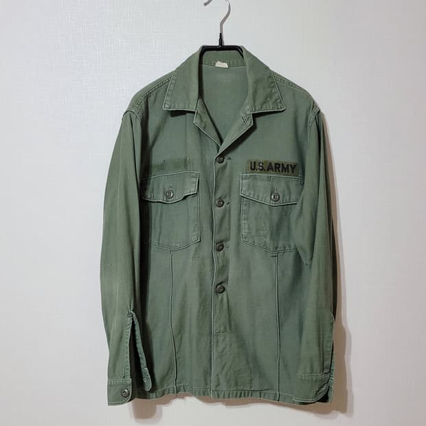 70's US Army og-107 utility shirt