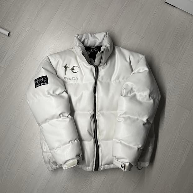 떠그클럽 레더 패딩 2